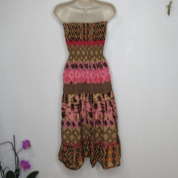 She's Cool Strapless Summer Dress Size XL - Picture 2 of 8